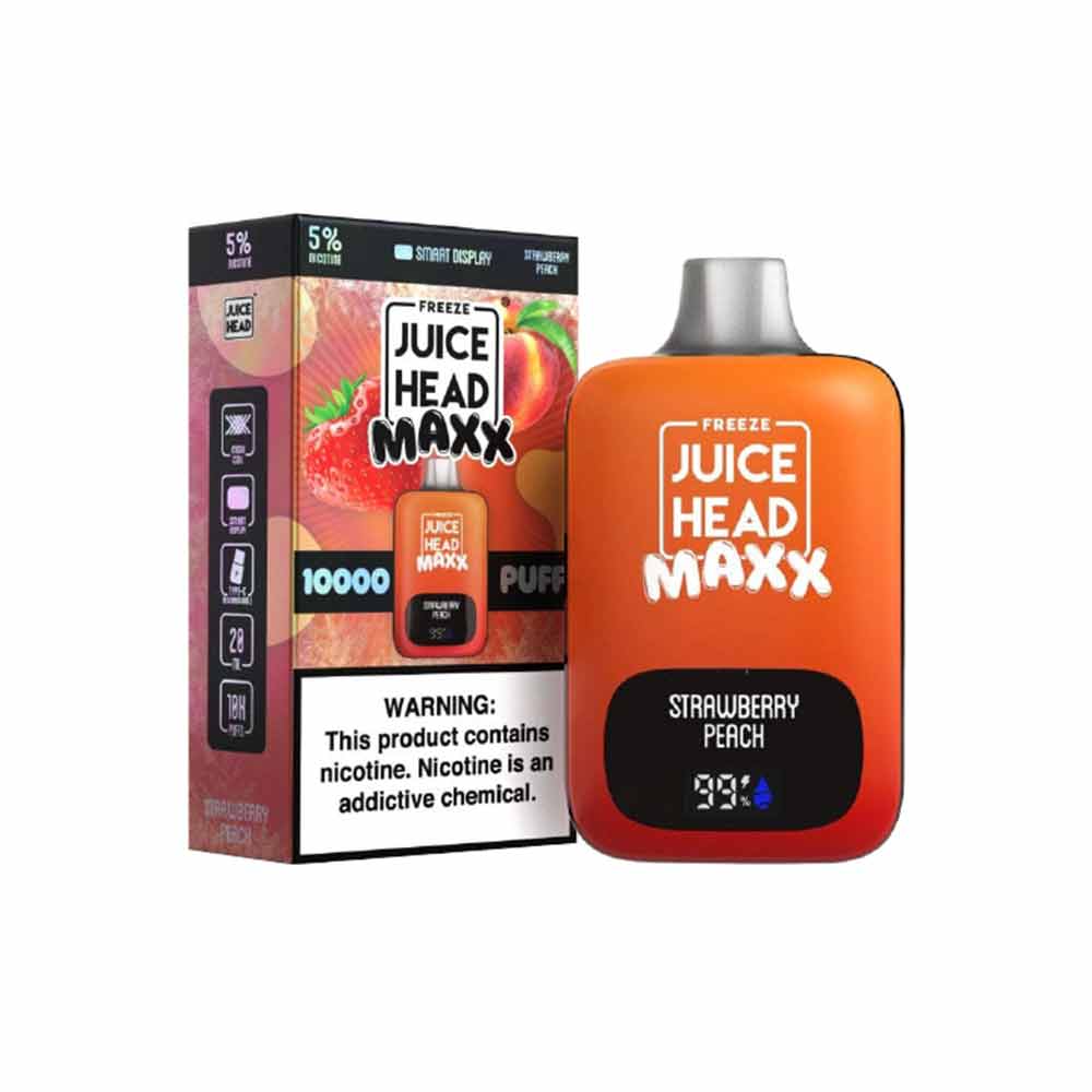 Juice Head Maxx Strawberry Peach Freeze Disposable Vape (10000 Puffs)