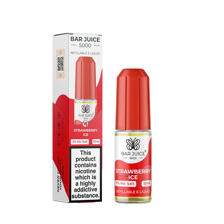 Strawberry Ice Salt by Bar Juice 5000 30ml
